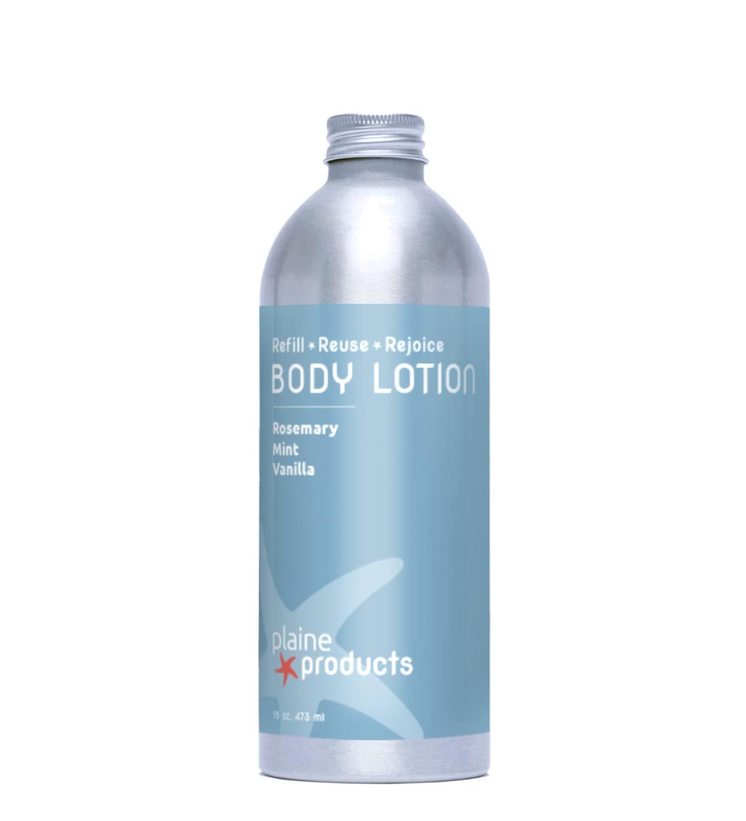 Eco-Friendly Body Lotion - Rosemary Mint Vanilla - Sensitive Skin 16 oz (Refill Bottle) 16 Fl Oz (Pack of 1)