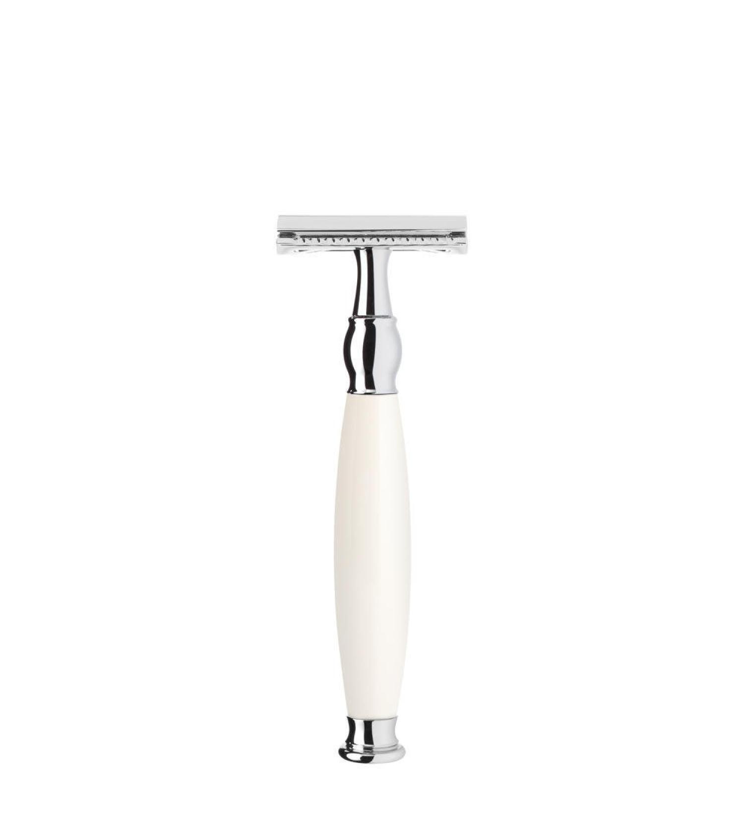 M HLE Safety Razor - Sophist Series - Porcelain white