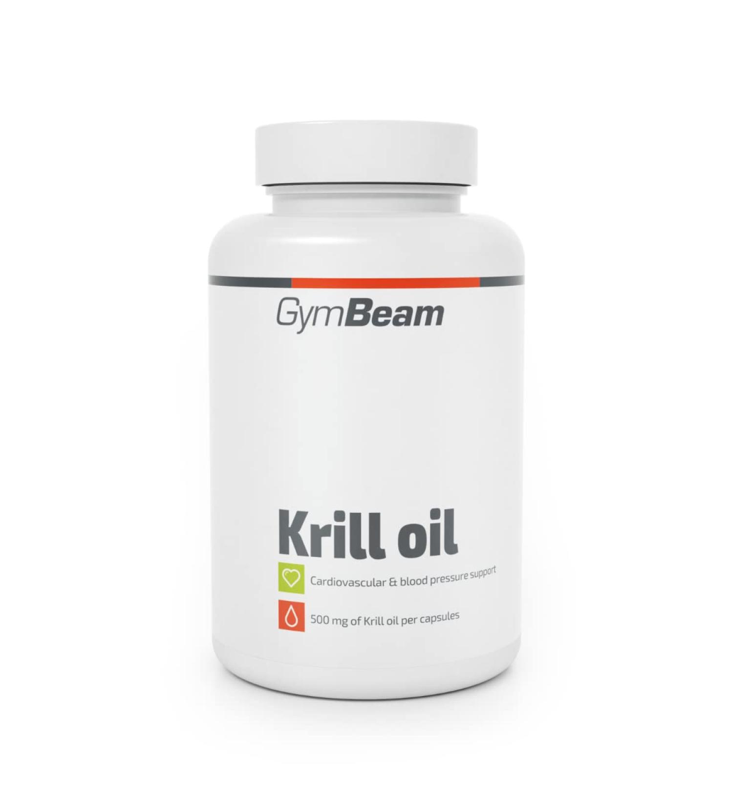  GymBeam GymBeam Omega-3 Krill Oil Capsules - High-quality source of EPA and DHA with antioxidant astaxanthin supports heart brain and vision 150 mg of EPA and 70 mg of DHA per capsule - Buy Online on GoSupps.com