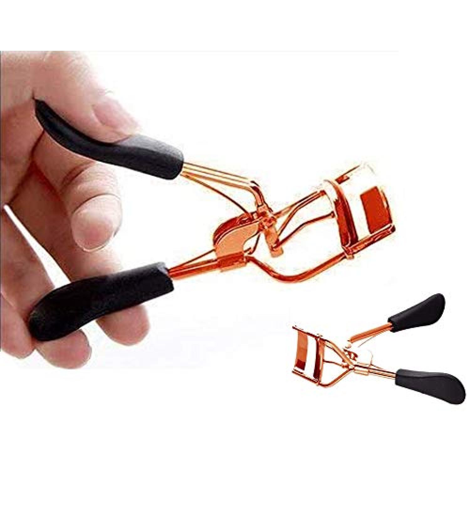 YNR Professional Eyelash Curlers Beauty Tools Stylish Make Up Applicator Rose Gold - Buy Online on GoSupps.com