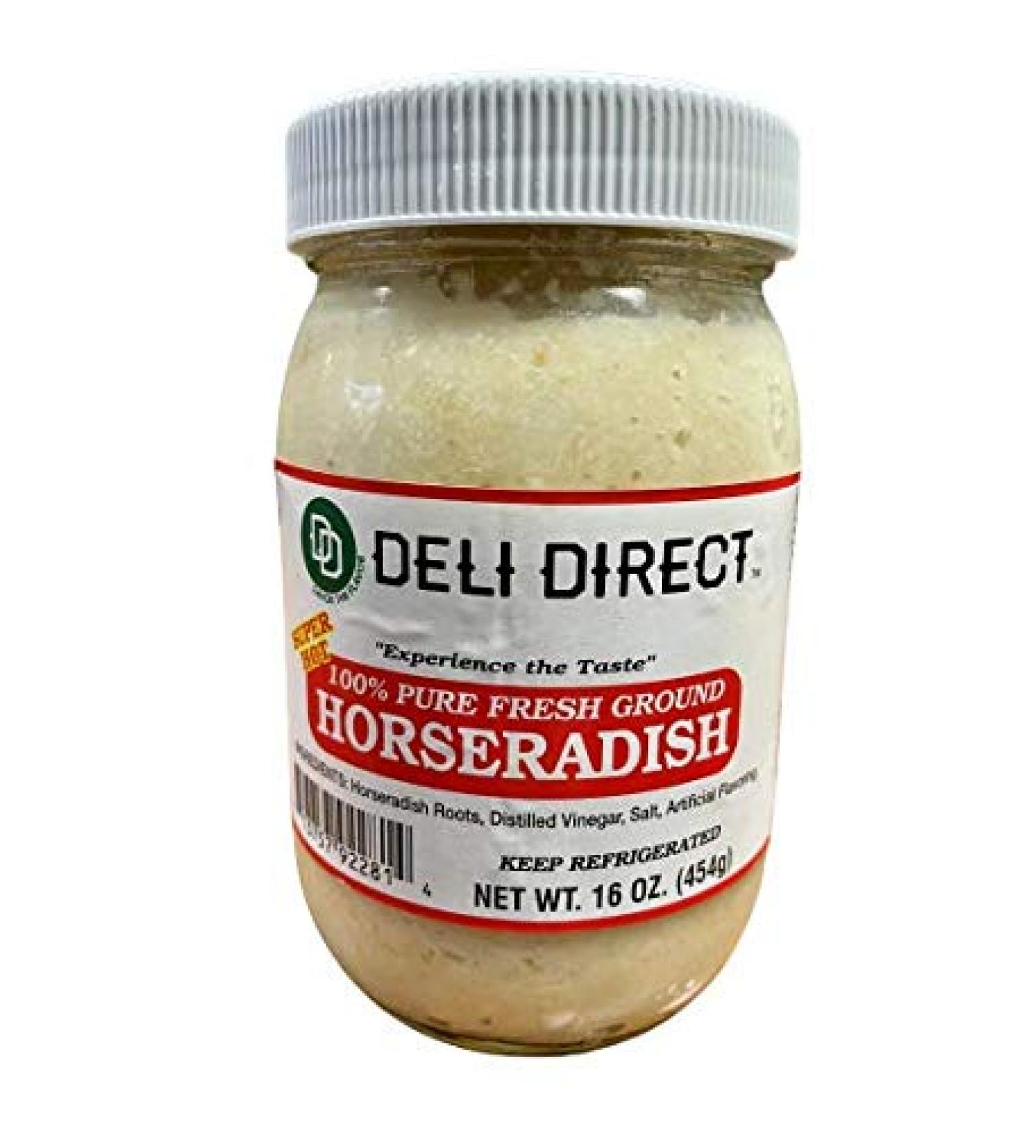 Super Hot 100% Horseradish 16oz x 3 Jars (48oz) - Bold Flavor with a Subtle Burn - Buy Online on GoSupps.com