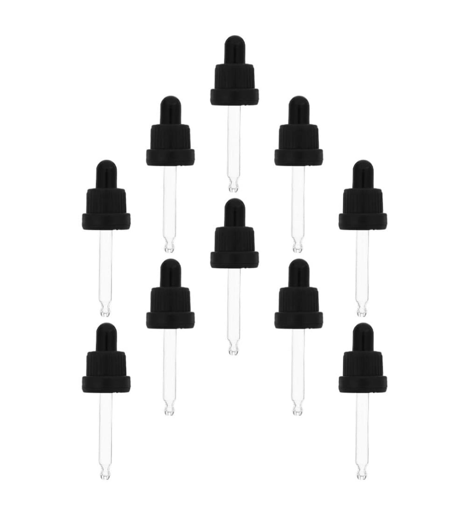 10 Sets Healifty Glass Dropper for Essential Oils - Cosmetic Liquid Containers with Plastic Pipettes - Buy Online on GoSupps.com