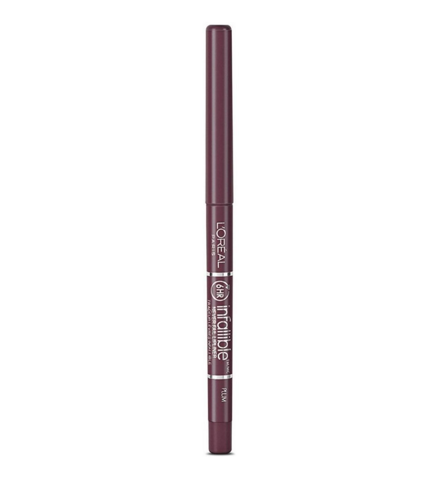 L'Or al Paris Colour Riche Never Fail Lip Liner  Plum  0.009 oz.