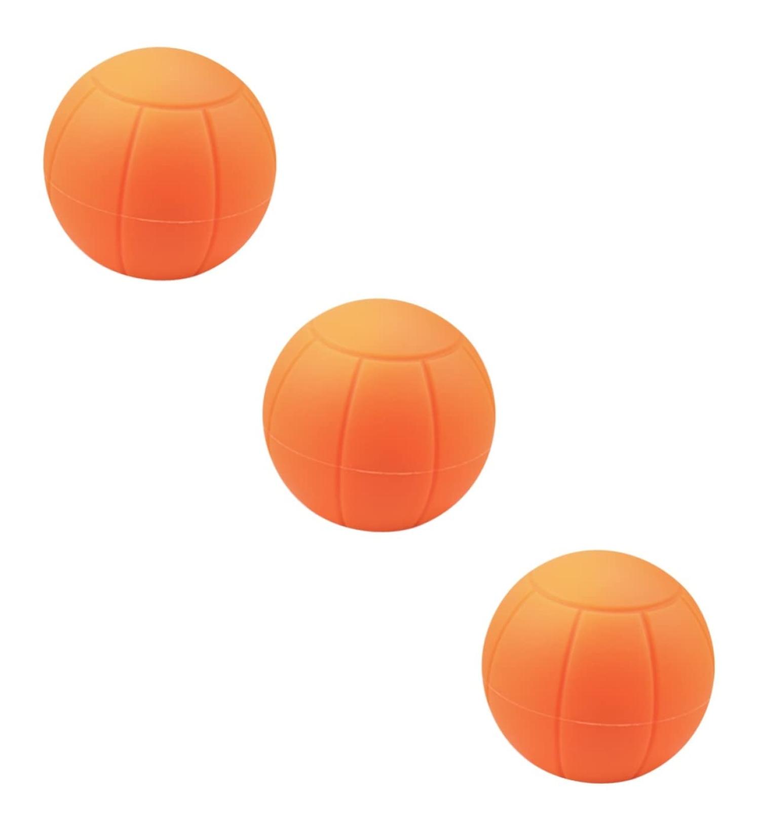 Frcolor 3-Pack Fascia Massage Balls for Muscle Relief - Trigger Point Therapy & Body Fasciitis - Orange 6.1cm - Perfect for Back & Neck Massage - Buy Online on GoSupps.com