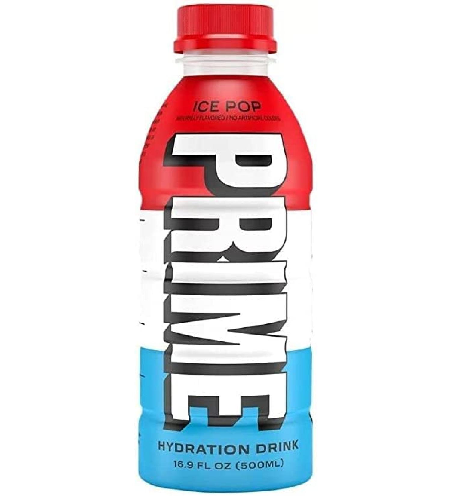 Prime Hydration Ice Pop Flavor Drink (Pack of 12) - Buy Online on GoSupps.com