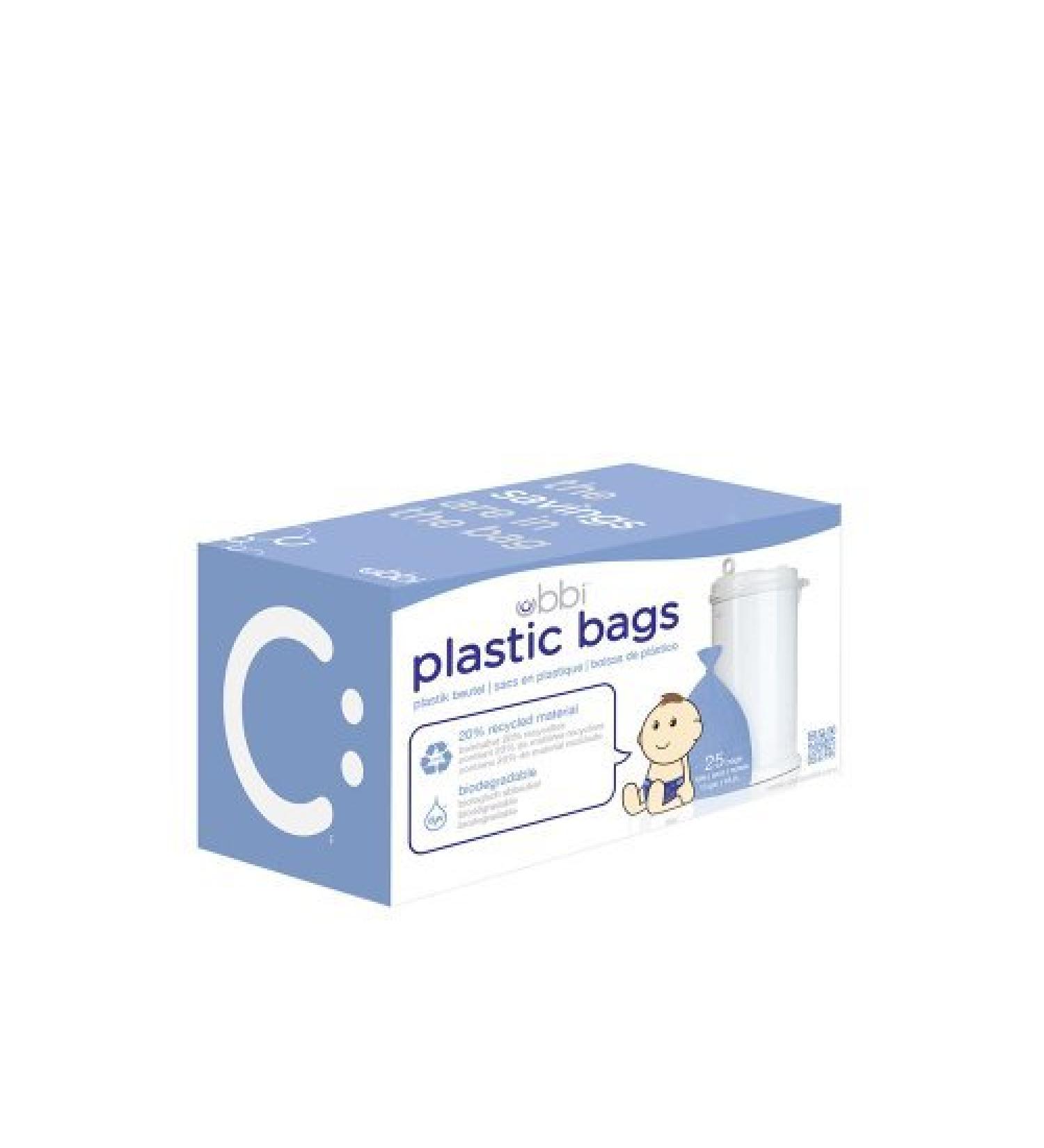 Ubbi Plastic Biodegradable Bags - Box of 25