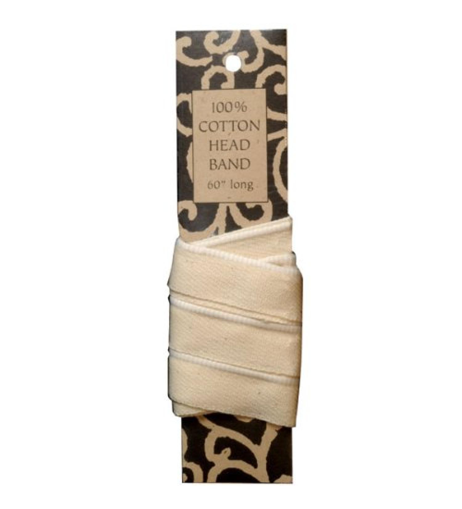 Books by Hand Headband  Archival Quality Natural Fiber 100-Percent Cotton  60 x 0.375 Inches  Ideal for Bookbinding Crafts DIY Projects  Ivory