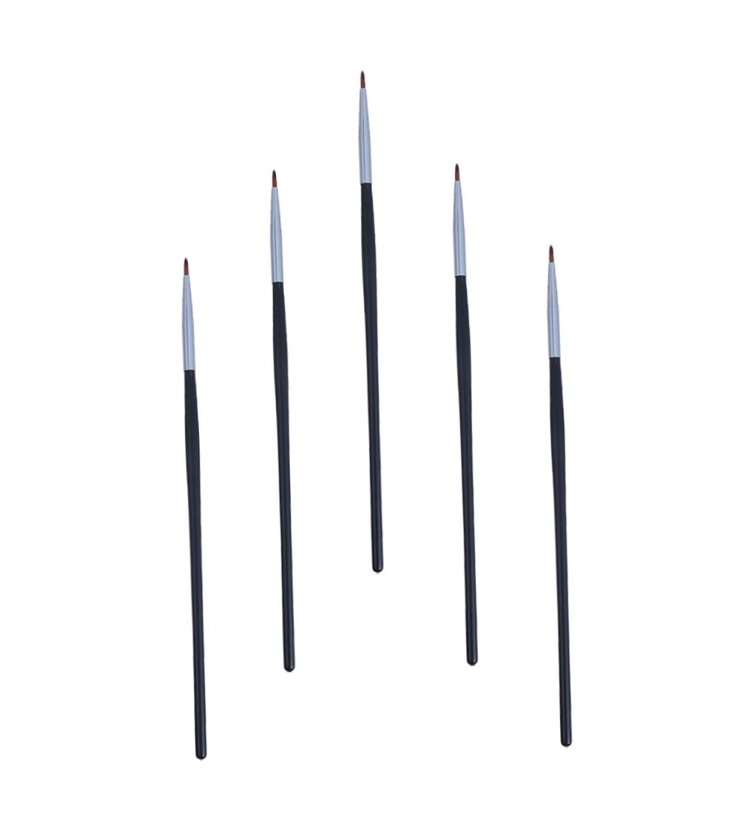 Healeved 5pcs Fine Eyeliner Brush Gel Eyeliner Make up Brushes Gel Liner Eyeliner Brush Eye Tool Gels Fiber - Buy Online on GoSupps.com