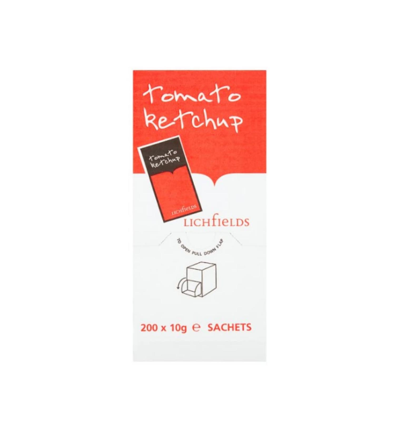 Lichfields Tomato Ketchup 200 x 10g