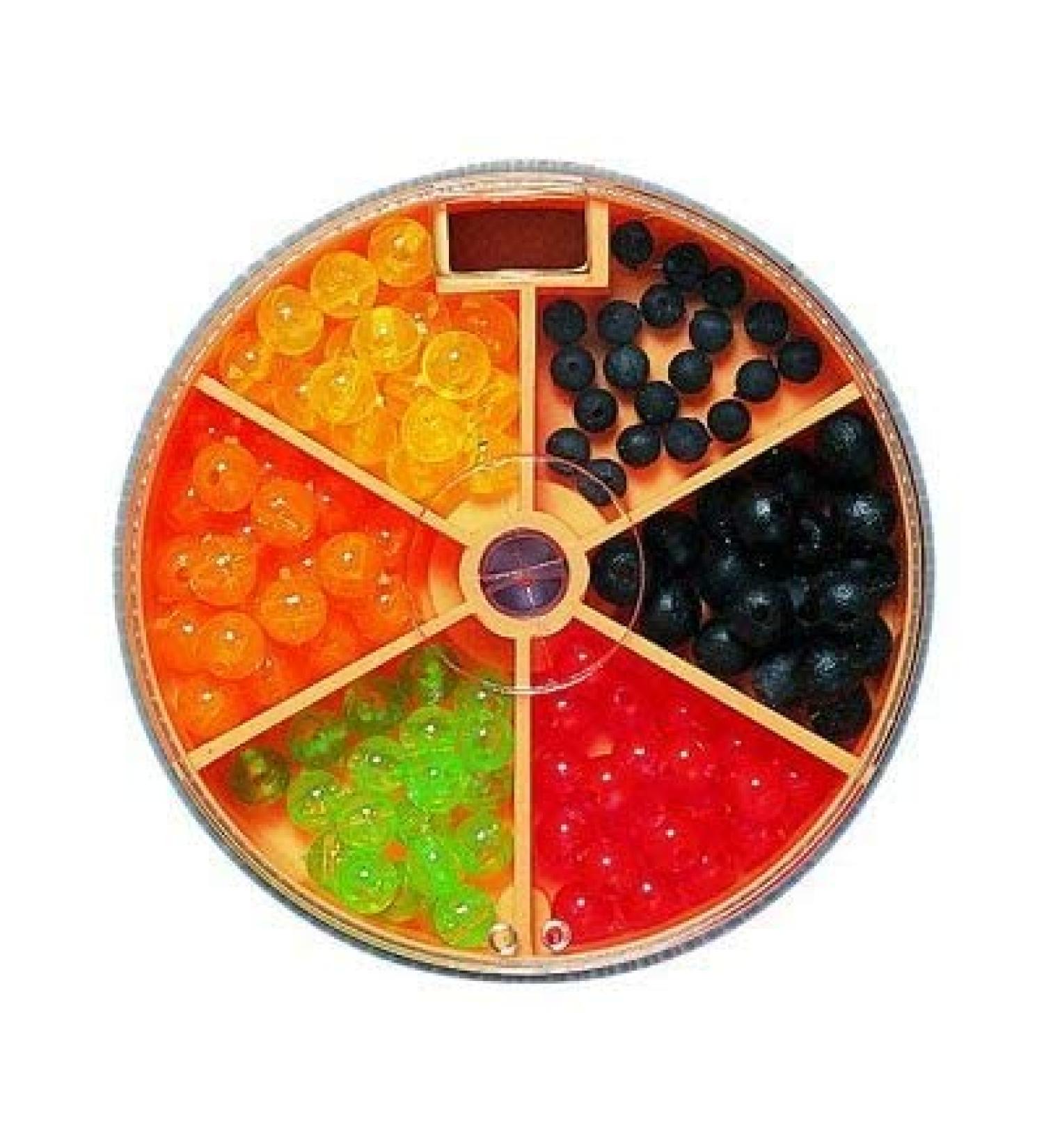 STMK rubber plastic pearls sorted colorful