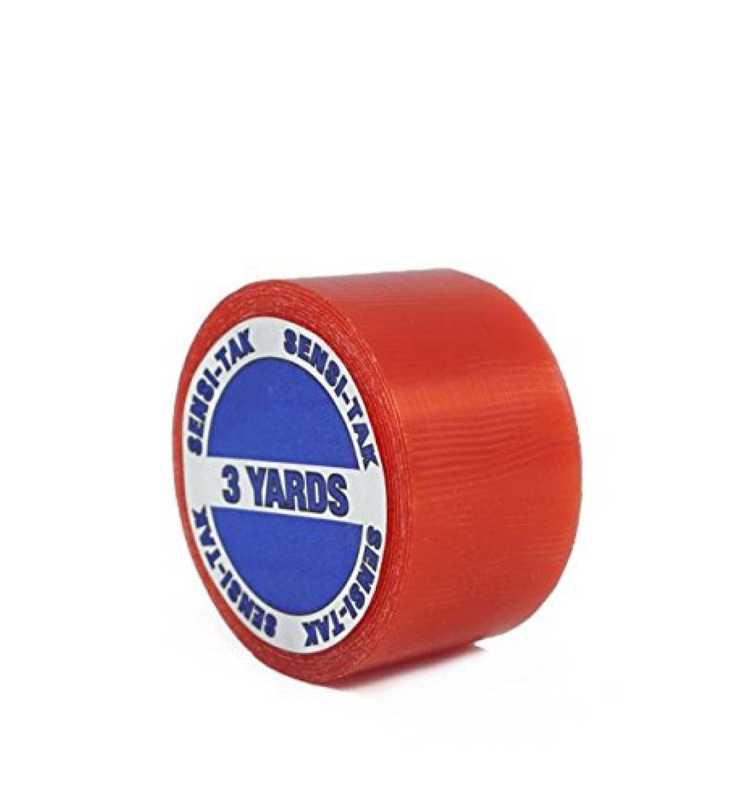 Red Liner Sensi-Tak Tape Adhesive Roll 25mm x 2.75m (1"x3Yrd)