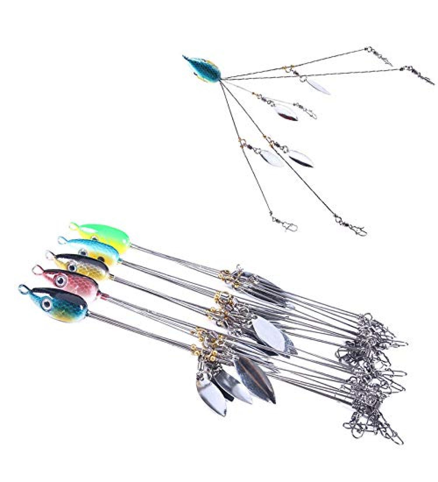 Alabama Umbrella Rigs 18cm 8in 16g 1/2oz - 5pcs Bass Fishing Lures - Buy Online on GoSupps.com