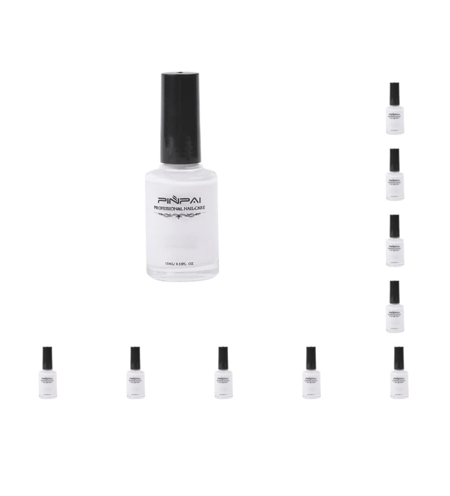 10 set of Nail Polish Glue Peel Off Liquid Nail Art Tape Latex Tape Finger Skin Protected Liquid Nail Care Tool White 15ml 10 set of (White 15ml) - Buy Online on GoSupps.com