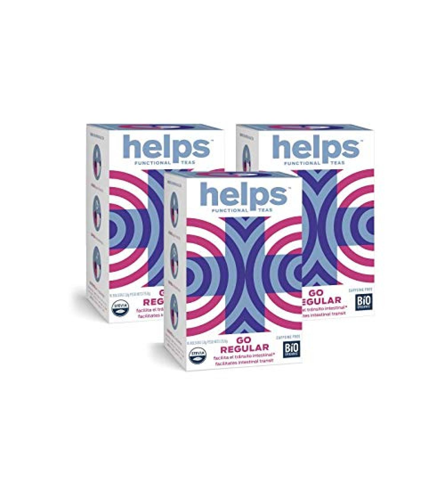  HELPS PHARMADUS BOTANICALS HELPS INFUSIONS - Sen and ponytail infusion with laxing and drenant effect - Removes liquids with this tea and improves your transit. Helps Go regular. 3 boxes of 16 sachets - Buy Online on GoSupps.com