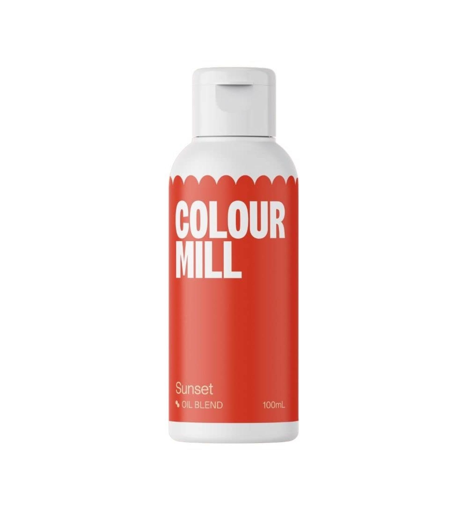 Colour Mill Food Colouring - Sunset Orange Food Colouring 100ml - Perfect for Cake Baking - Premium Oil Based Edible Food Colouring Liquid - Vegan Food Colouring - Gluten Free - Buy Online on GoSupps.com