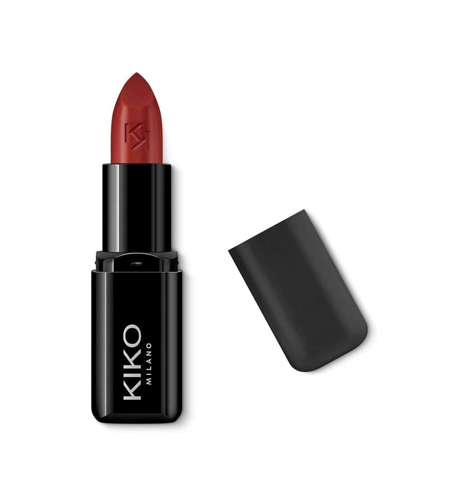 KIKO Milano Smart Fusion Lipstick 435 | Rich and nourishing lipstick with a bright finish 435 Scarlet Red 1 Count (Pack of 1)