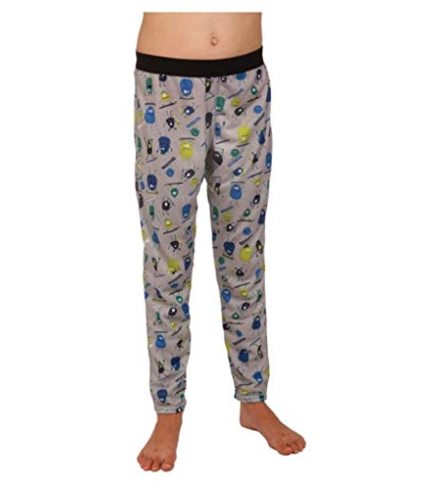 Hot Chillys Youth Pepperskins Print Bottom Midweight Relaxed Fit Base Layer (Box Packaging)