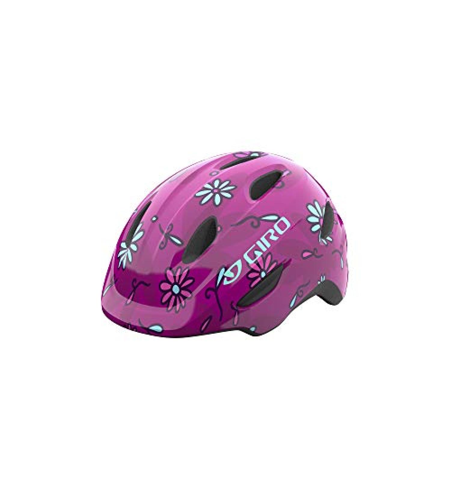 Giro Scamp Youth Helmet Pink Street Sugar Daisies, X-Small (45-49 cm) - Discontinued - Buy Online on GoSupps.com