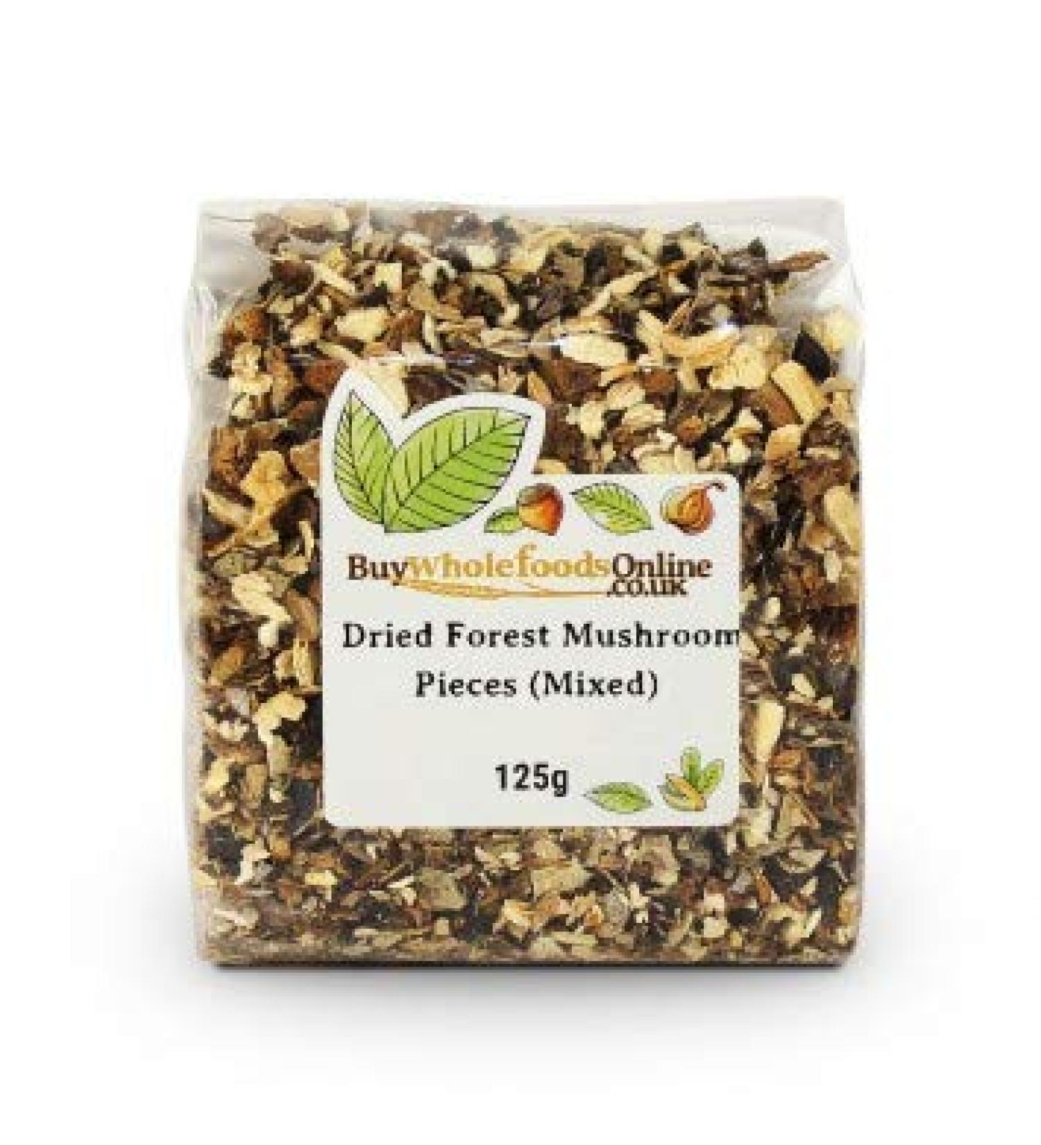 Buy Whole Foods Dried Forest Mushroom Pieces (Mixed) (125g)
