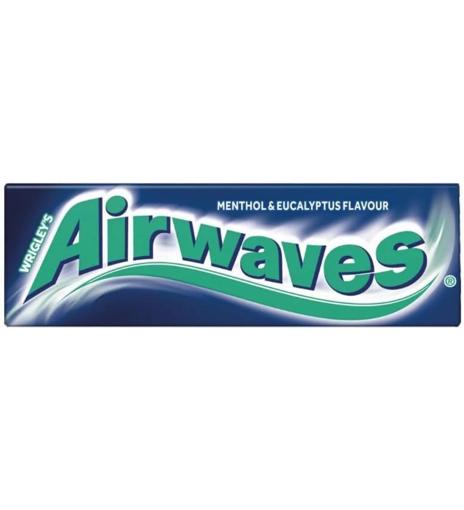 Wrigley's Airwaves Sugarfree Gum - Menthol & Eucalyptus (46 per Pack) - Pack of 2