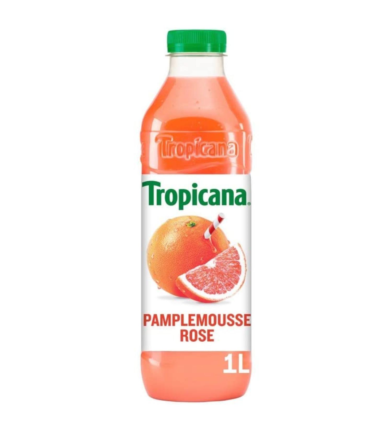 TROPICANA - Pure Premium Pink Grapefruit 1L - Pack of 4 - Buy Online on GoSupps.com