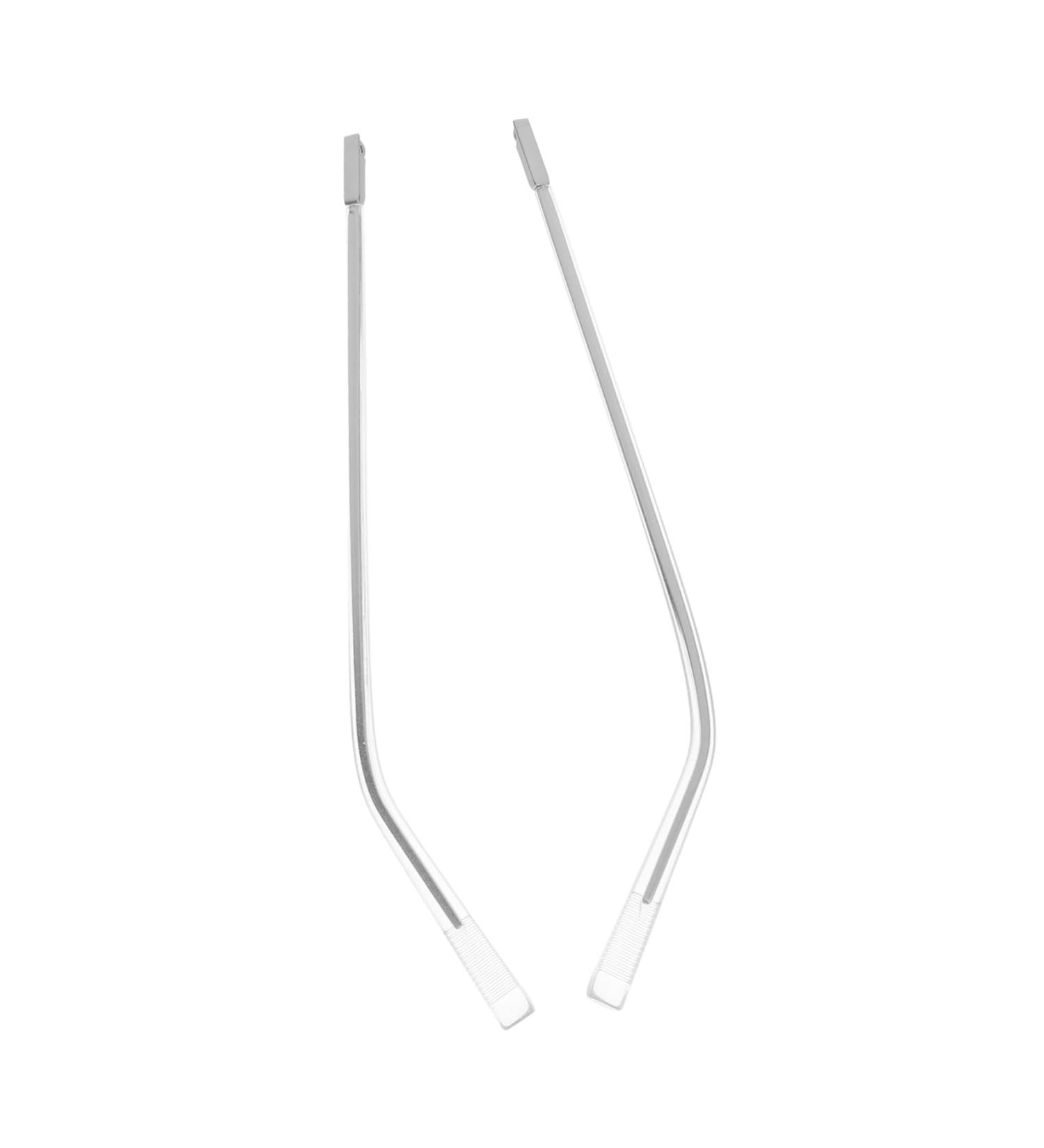 Universal Glasses Replacement Frames - BUIFULSIC 1 Pair of Silver Arms & Legs for Wood Glasses | Durable 12.5x0.3cm Replacement Bars for Halloween & Everyday Use - Buy Online on GoSupps.com