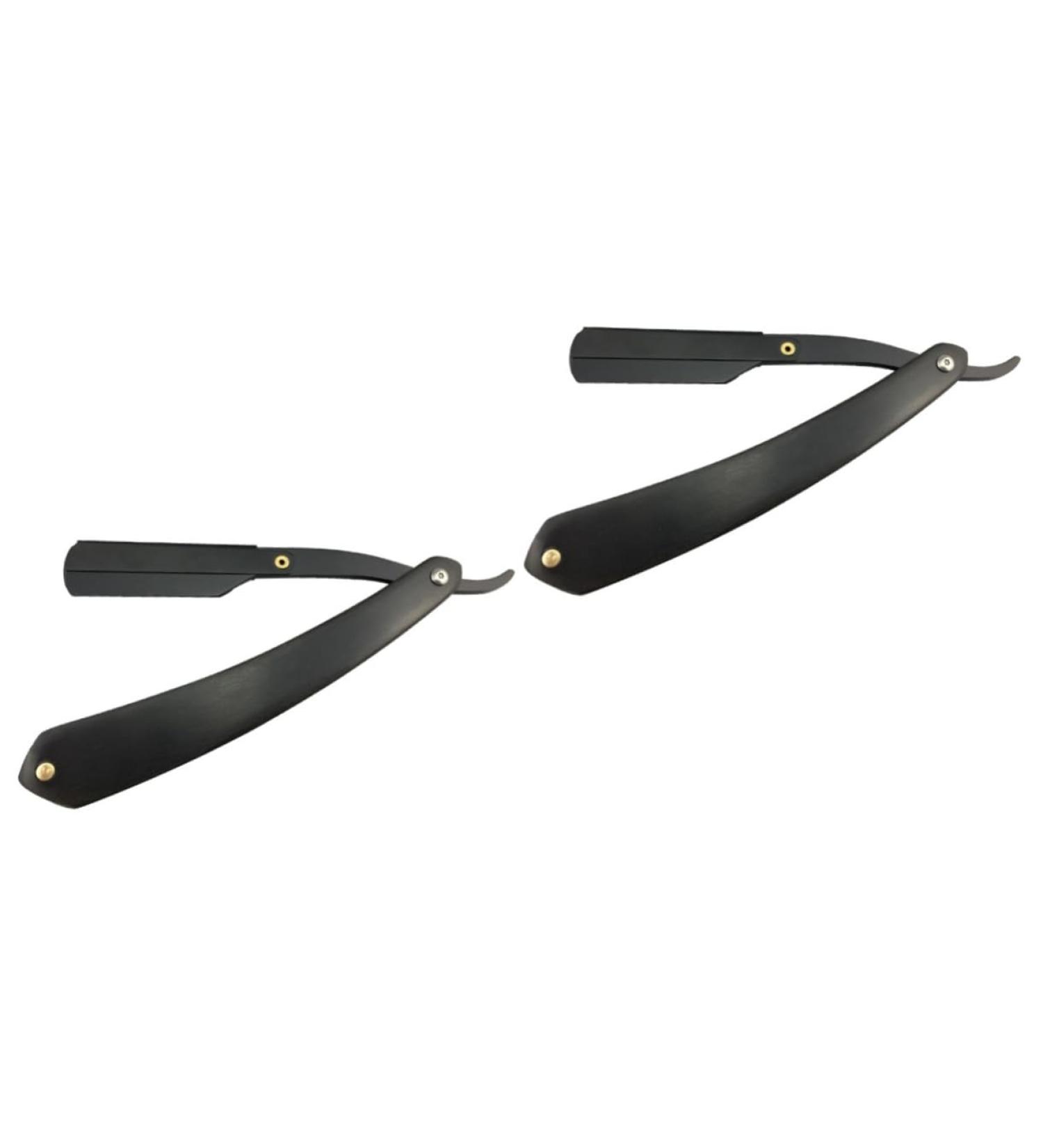 Angoily 2pcs Metal Razor Set for Men - Safe Manual Wooden Shaver | Perfect Gift for Grooming - Buy Online on GoSupps.com