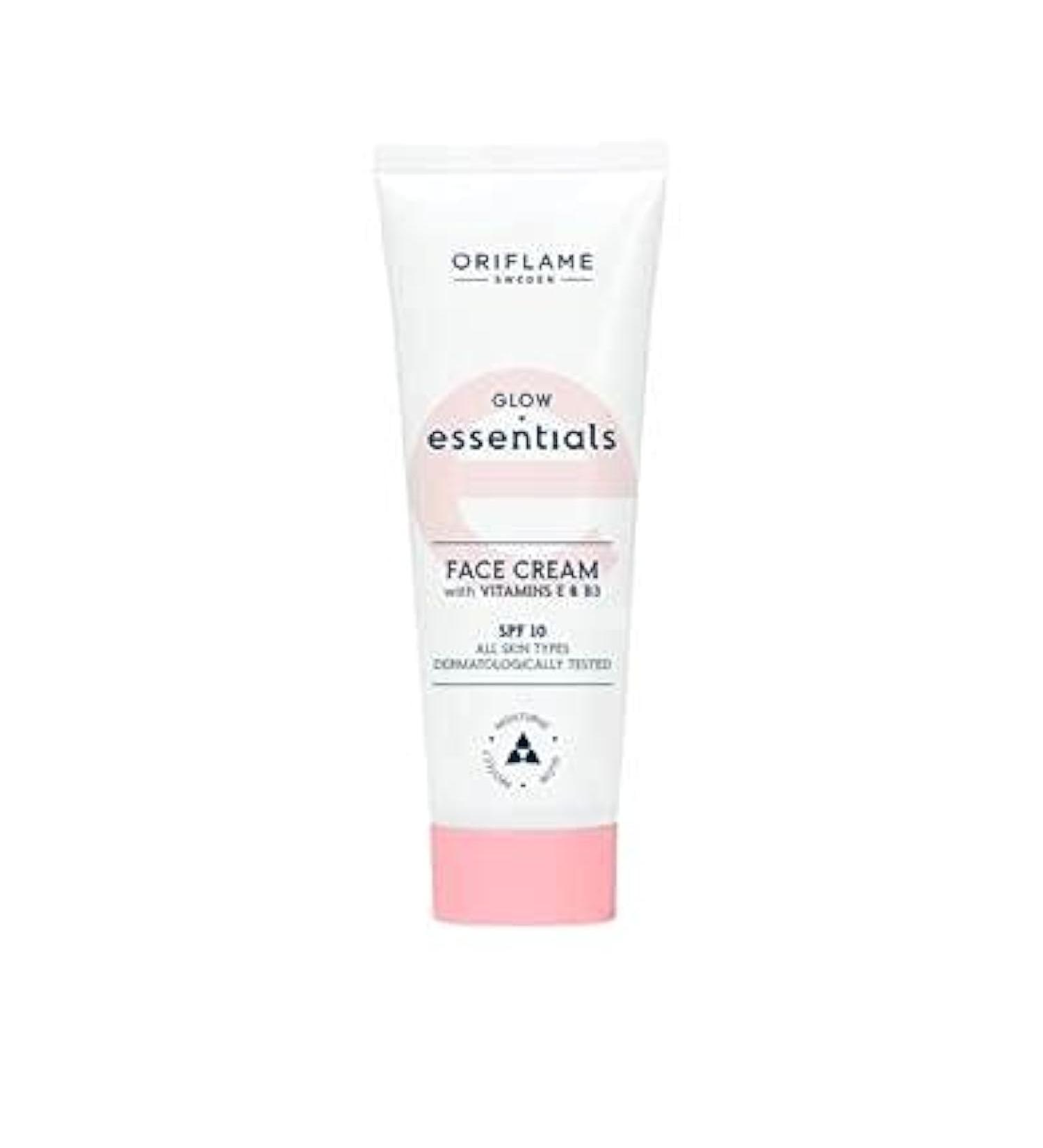 Oriflame Glow Essentials Face Cream with Vitamins E & B3 SPF 10 50ML