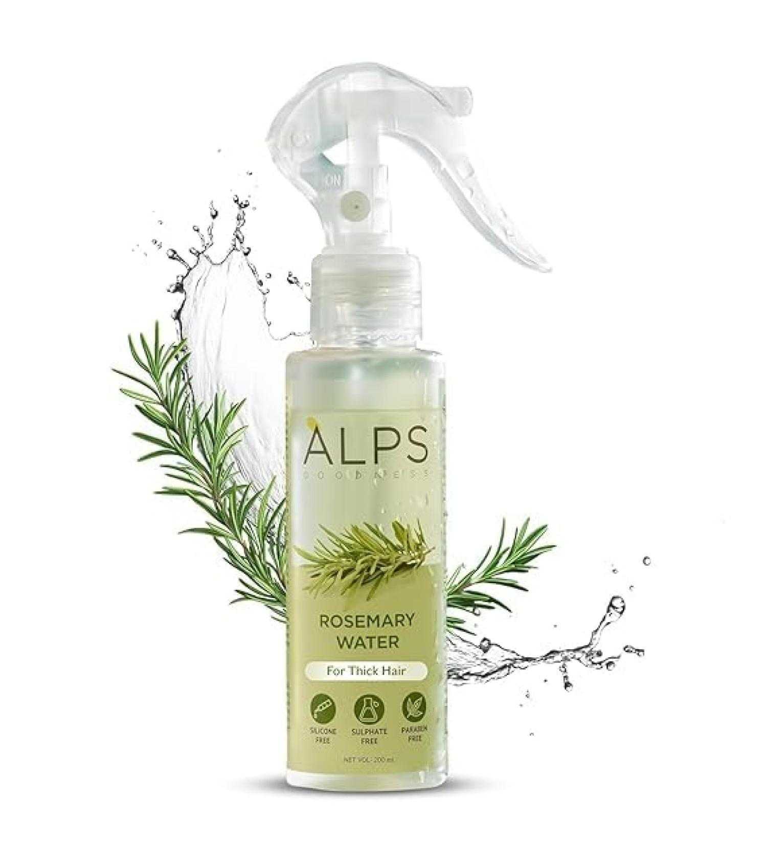 Rosemary Water Spray For Hair Growth (200 ml) | Hair Spray for Regrowth | Rosemary Hair Mist | Adds Shine | Helps Reduce Hairfall | Strengthens Hair | Suitable For All Hair Types - Buy Online on GoSupps.com