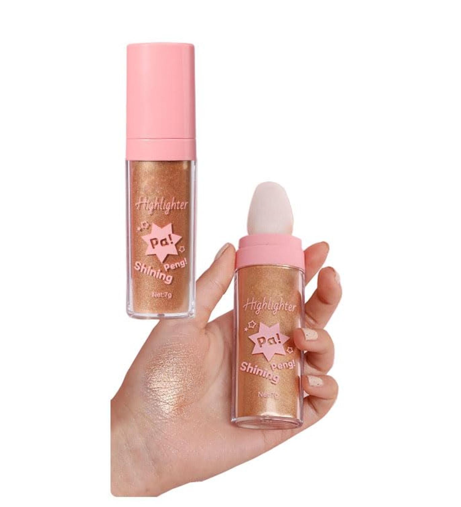 Highlighting and Finishing - Fairy Highlighter Natural Stereo Contour Collarbone Patting Powder Highlighting Makeup (03) - Buy Online on GoSupps.com