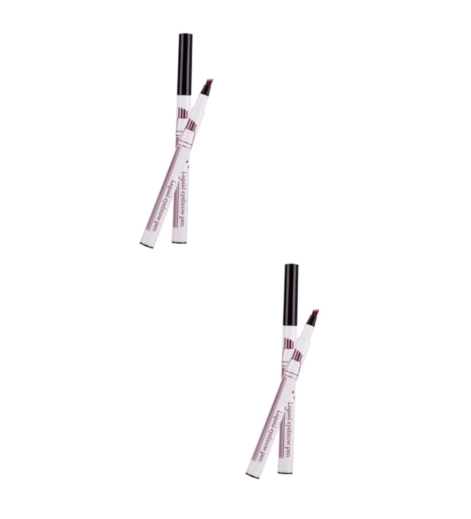 NOLITOY 2pcs Eyebrow Pen Eyebrow Pencil Eyebrow Makeup Tool Miss Makeup Tools Water Proof 1 count (Pack of 1) As Shownx2pcs - Buy Online on GoSupps.com