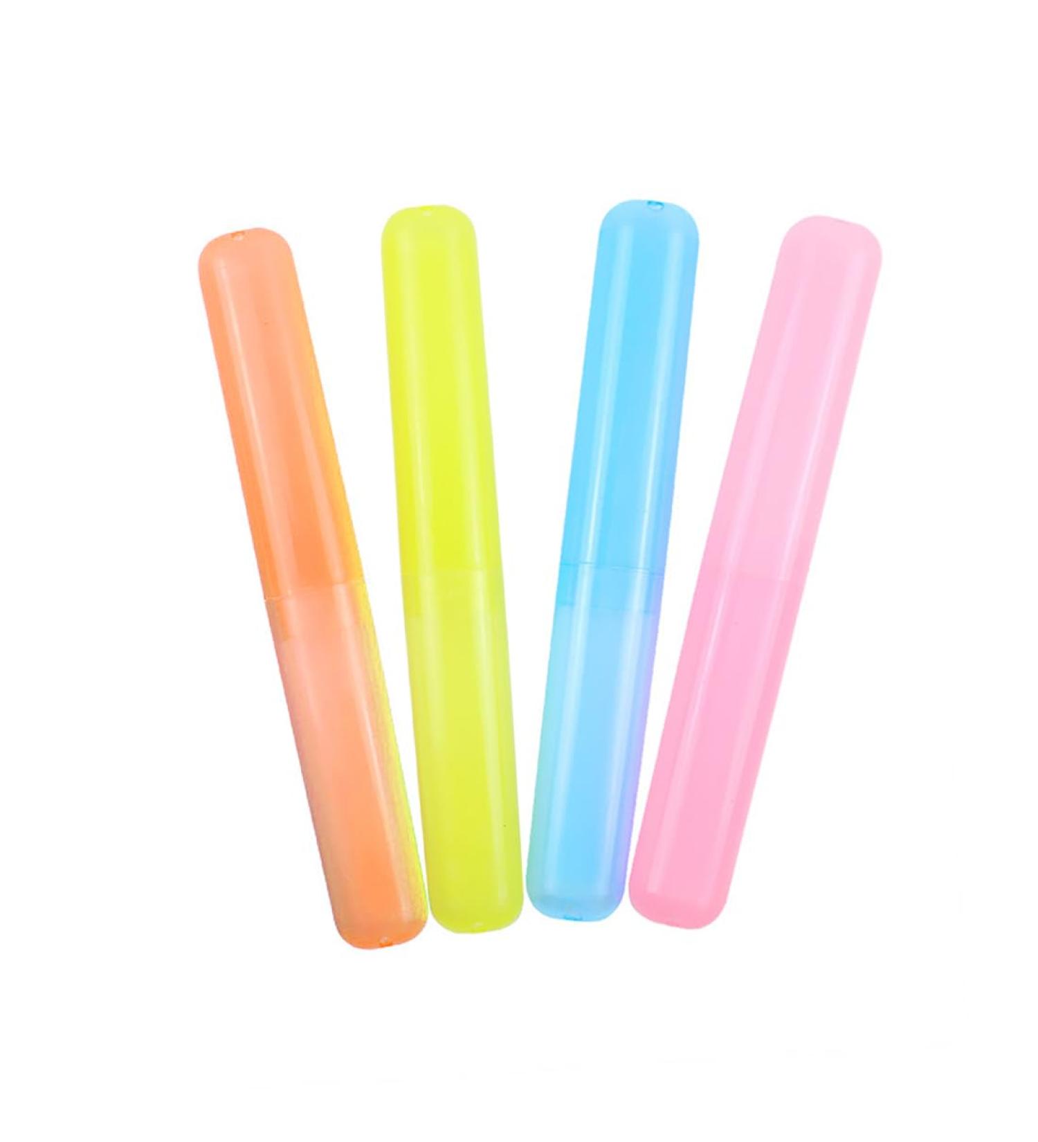 ZCSOWE 4-Pack Toothbrush Cases - Travel-Friendly Protective Covers for Family & Hygiene - Buy Online on GoSupps.com