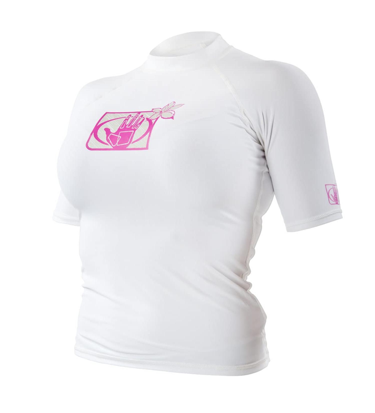 Body Glove Women's Rashguard - Basic Fitted Short Sleeve - White (Small) - Buy Online on GoSupps.com