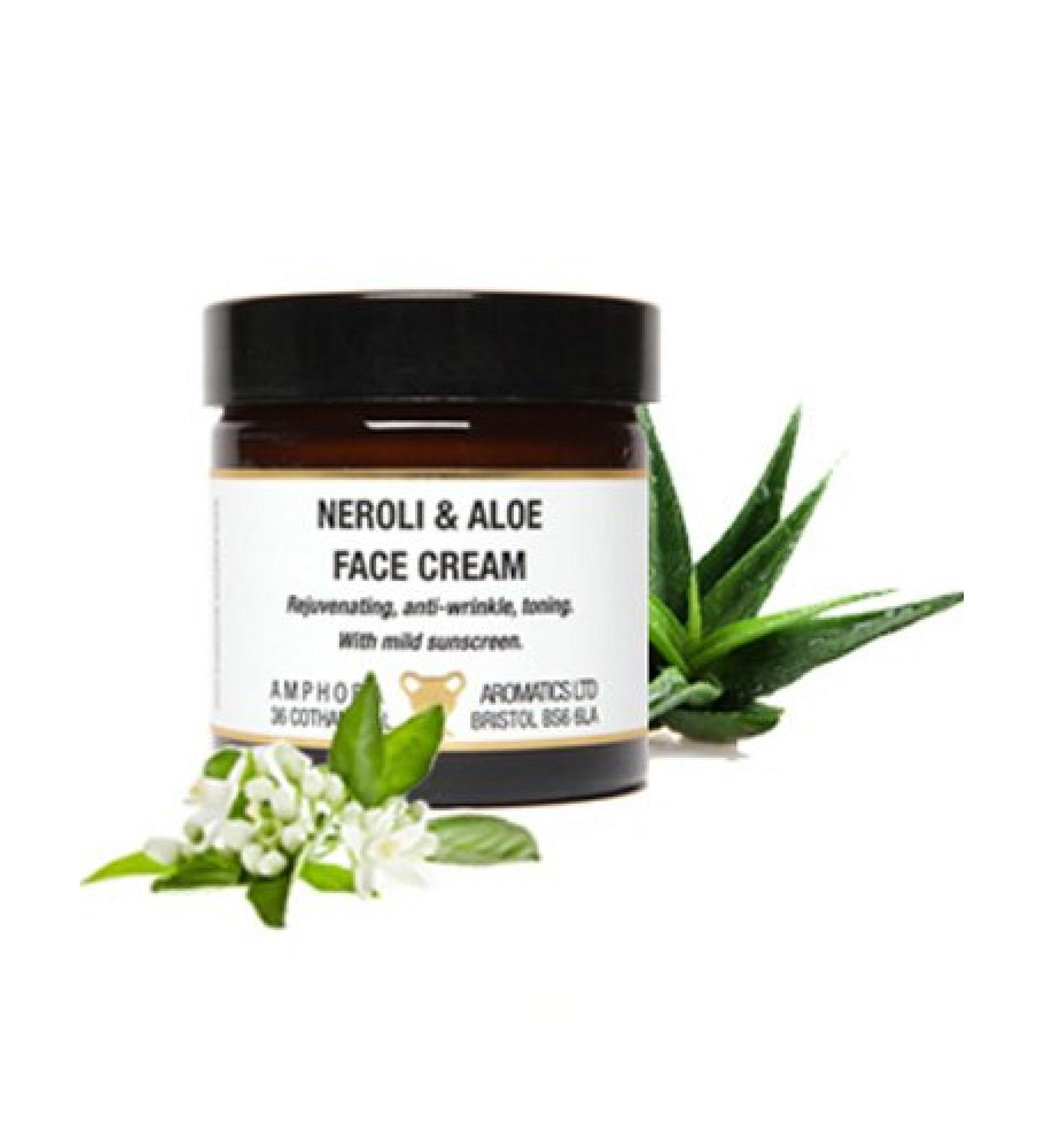 Amphora Aromatics Neroli & Aloe Face Cream 60mls - moisturising face cream with mild sunscreen
