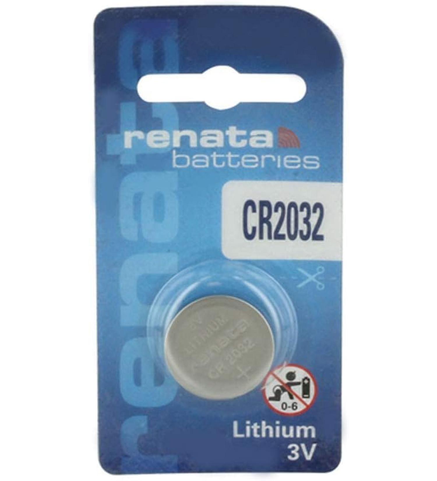 1 x Renata CR2032 AirTag Battery 3V Lithium CR 2032 Replacement for Apple AirTag Batteries