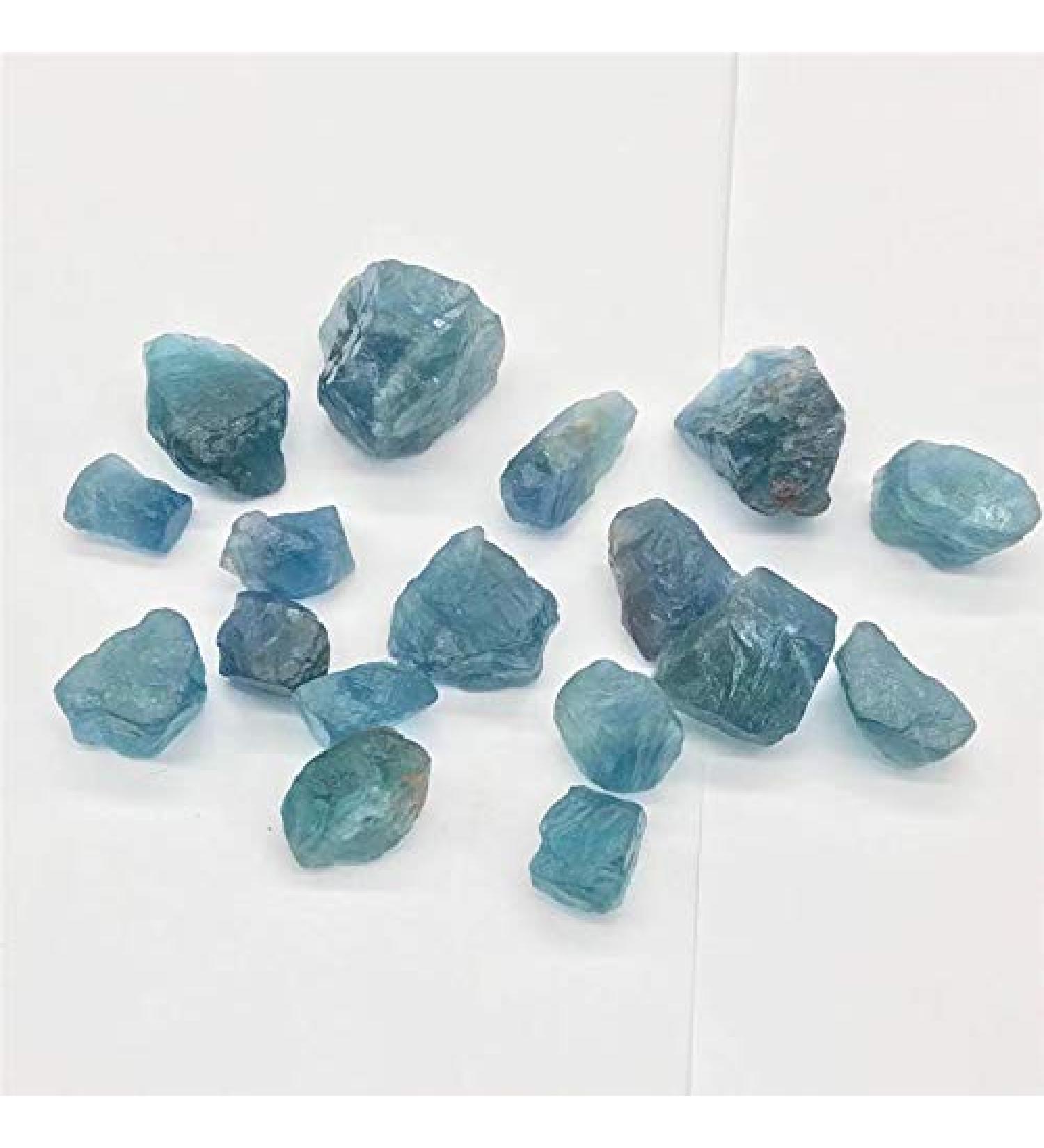 200g raw Natural Blue Fluorite Rough Stone Quartz Crystals Specimen Gemstone for Reiki Natural Stones and Minerals - Buy Online on GoSupps.com