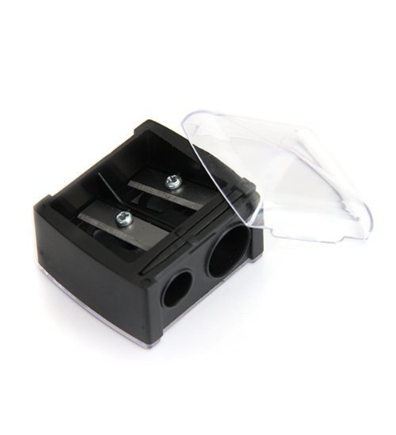 Precision Cosmetic Pencil Sharpener for Eyebrow & Eyeliner - Dual Holes | Perfect for Smooth Application - International Shipping Available - Buy Online on GoSupps.com