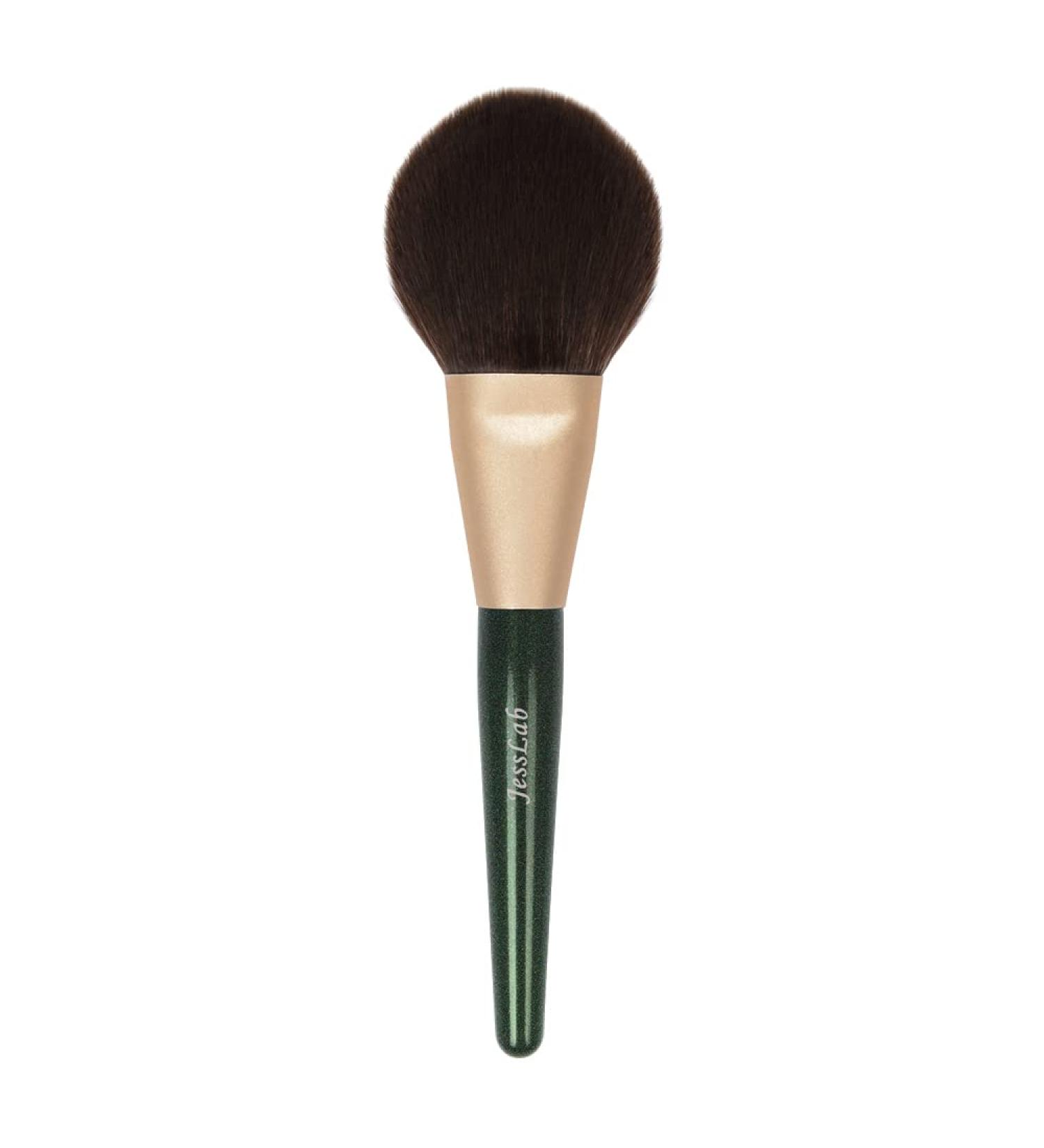 JessLab Wooden Handle Loose Powder Brush - Synthetic Bristles - Face Makeup Tool for Flawless Application - 1 Piece - Buy Online on GoSupps.com