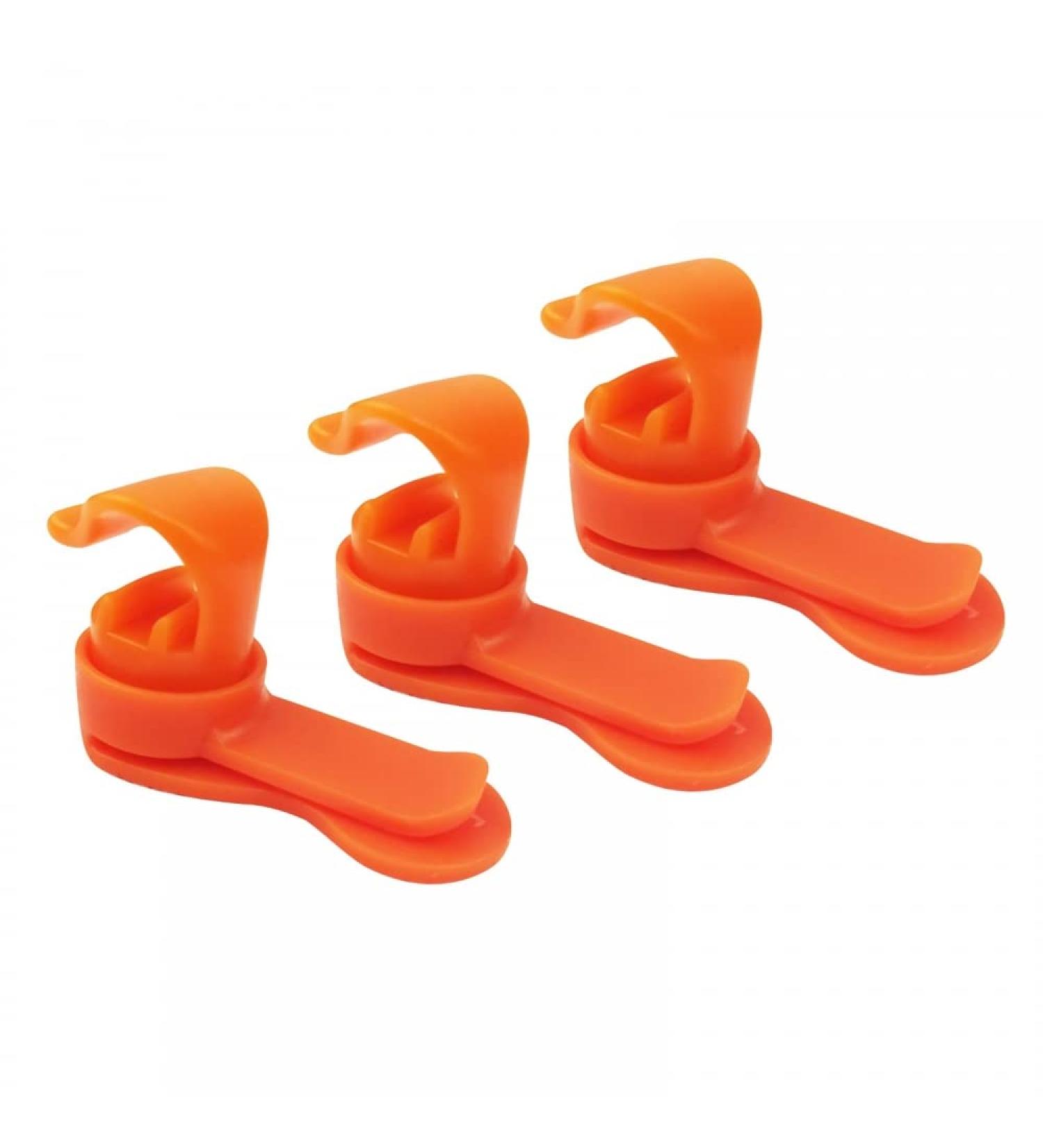 Dongker Magnetic Clip | Tactical Drinking System Bracket for Camping & Hiking | 3 Magnetic Tube Clips - Orange - Buy Online on GoSupps.com