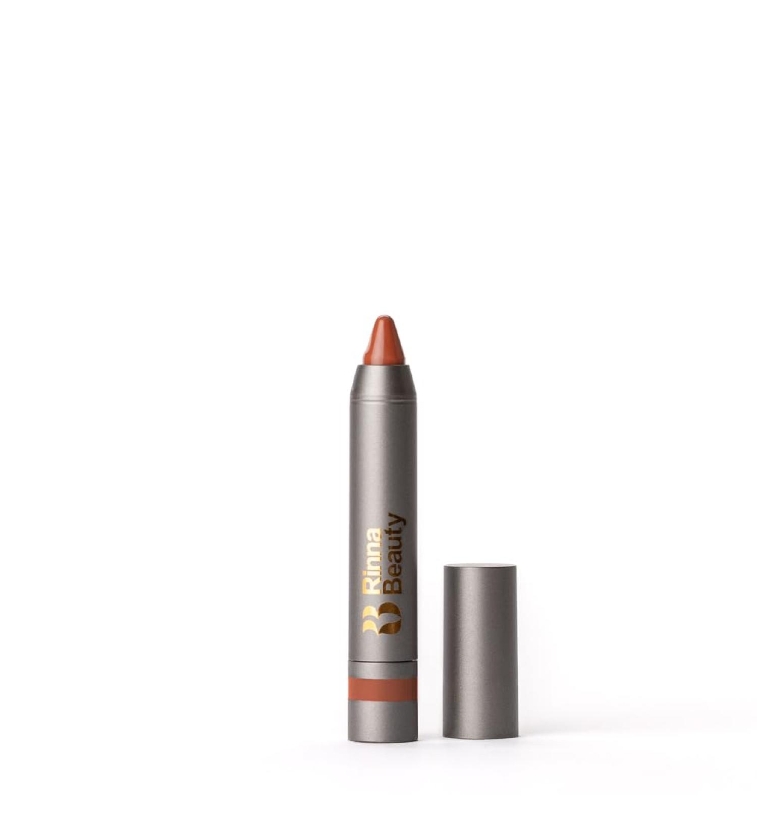 Rinna Beauty Thick Stick Lip Crayon - Long Lasting Moisturizing Vegan Lipstick with Hydrating Oils Built-In Sharpener - Cruelty Free & Gluten Free - Buy Online on GoSupps.com