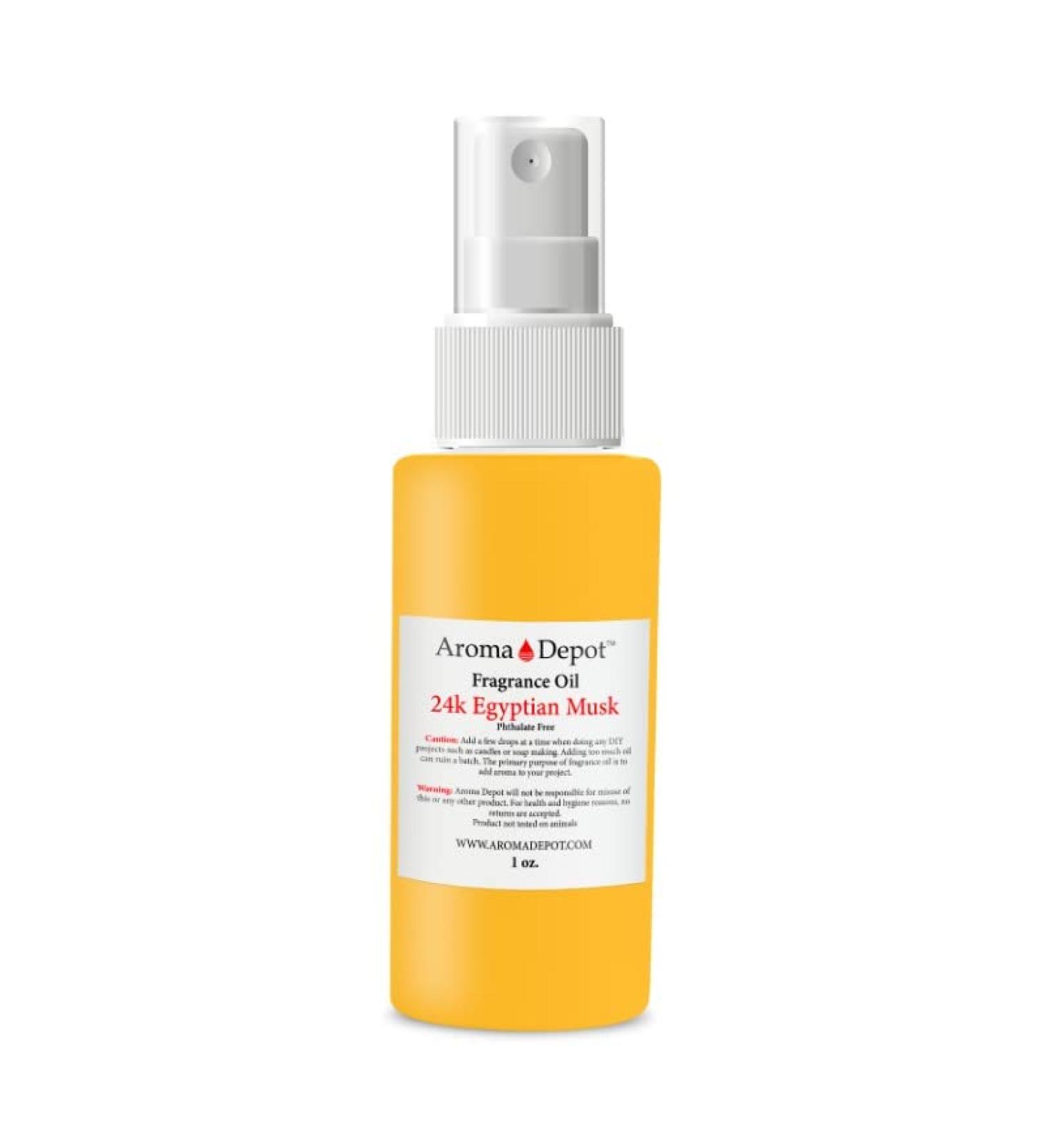 Buy 1 oz. 24K Egyptian Musk Body Spray - Pure Uncut Fragrance Oil for Aromatherapy | International Shipping Available - Buy Online on GoSupps.com