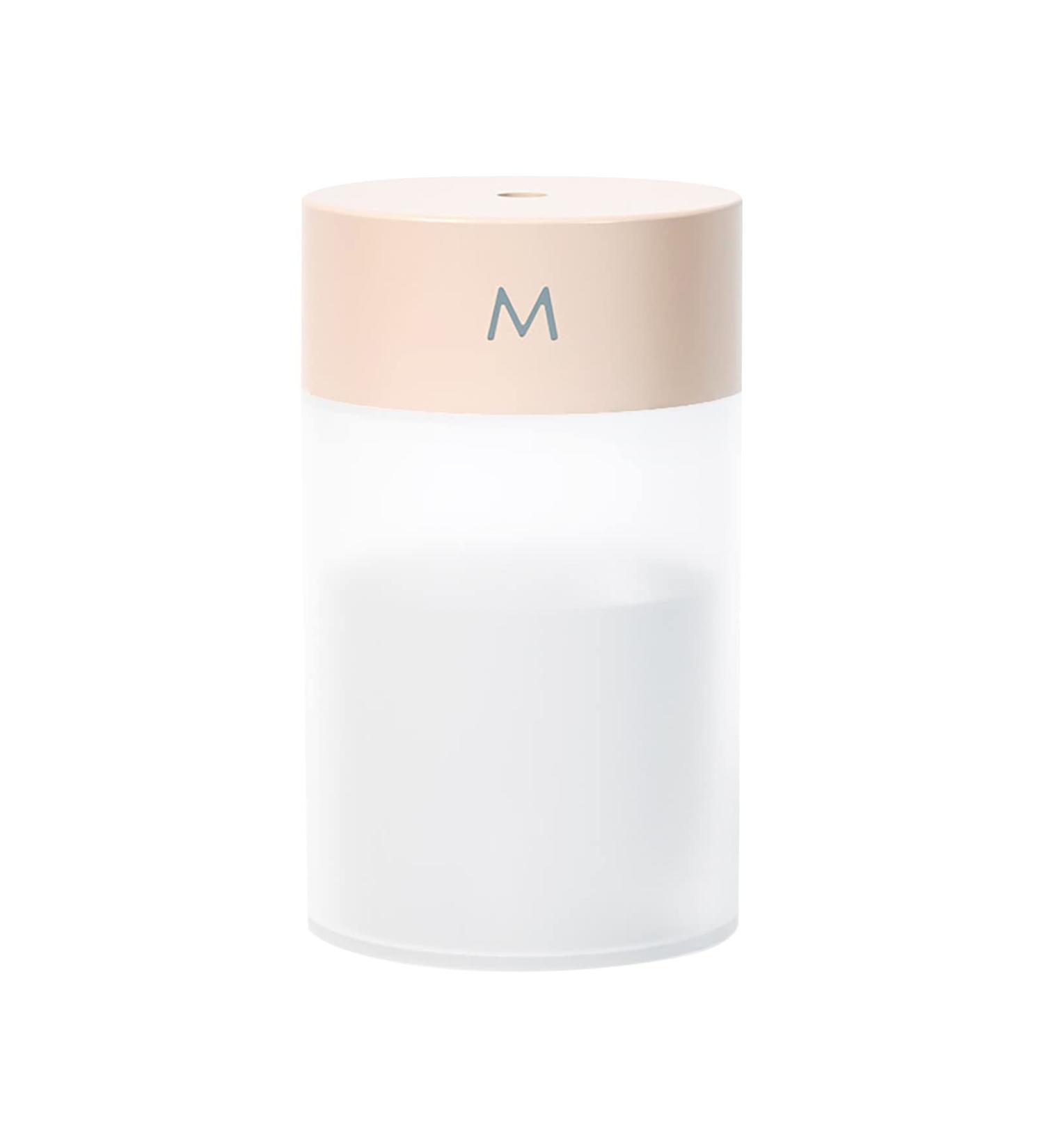 Mini USB Humidifier with Night Light - Portable Room & Car Essential Oil Diffuser - Pink - Buy Online on GoSupps.com