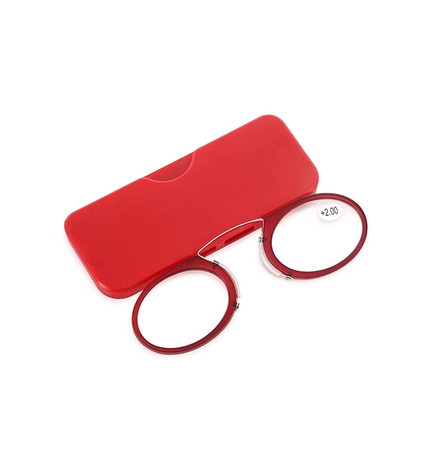 KOOSUFA B gellose Reading Glasses for Men & Women - Compact Light Slim Travel Aids in Red - Available in 1.0 to 3.5 Magnification - Buy Online on GoSupps.com