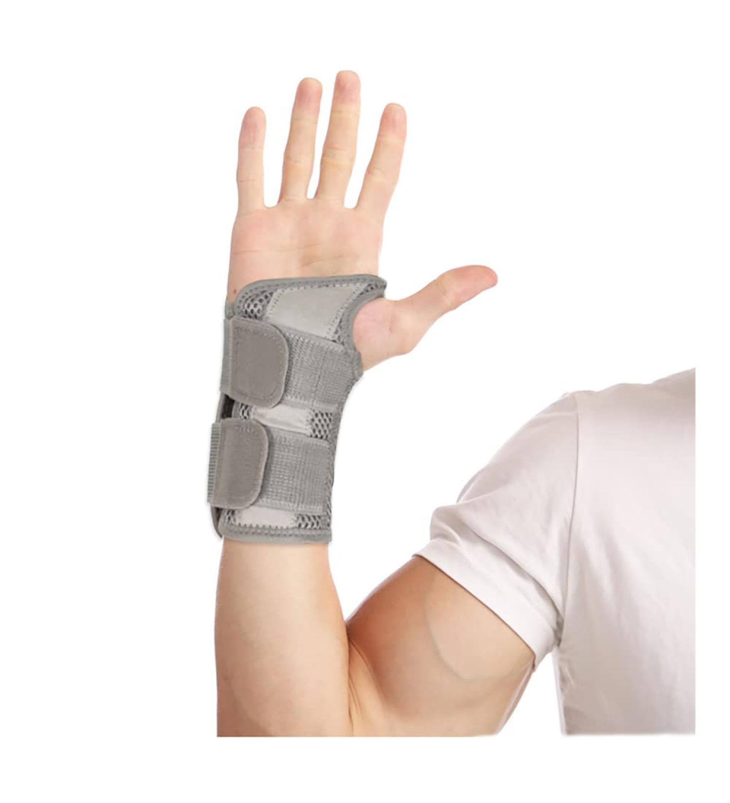 HMCEY Carpal Tunnel Wrist Splint - Support for Sprains RSI & Tendonitis | Gray S/M Right Hand Wristwear - Buy Online on GoSupps.com
