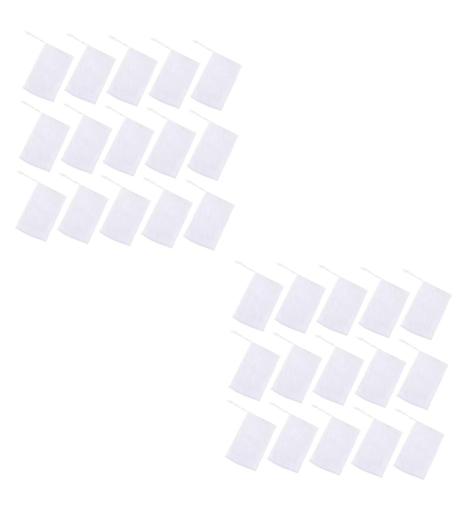 Mikinona 100 Pcs Soap Foam Net Body Bar Soap Exfoliating Soap Pouch Loofah Soap White or - Buy Online on GoSupps.com