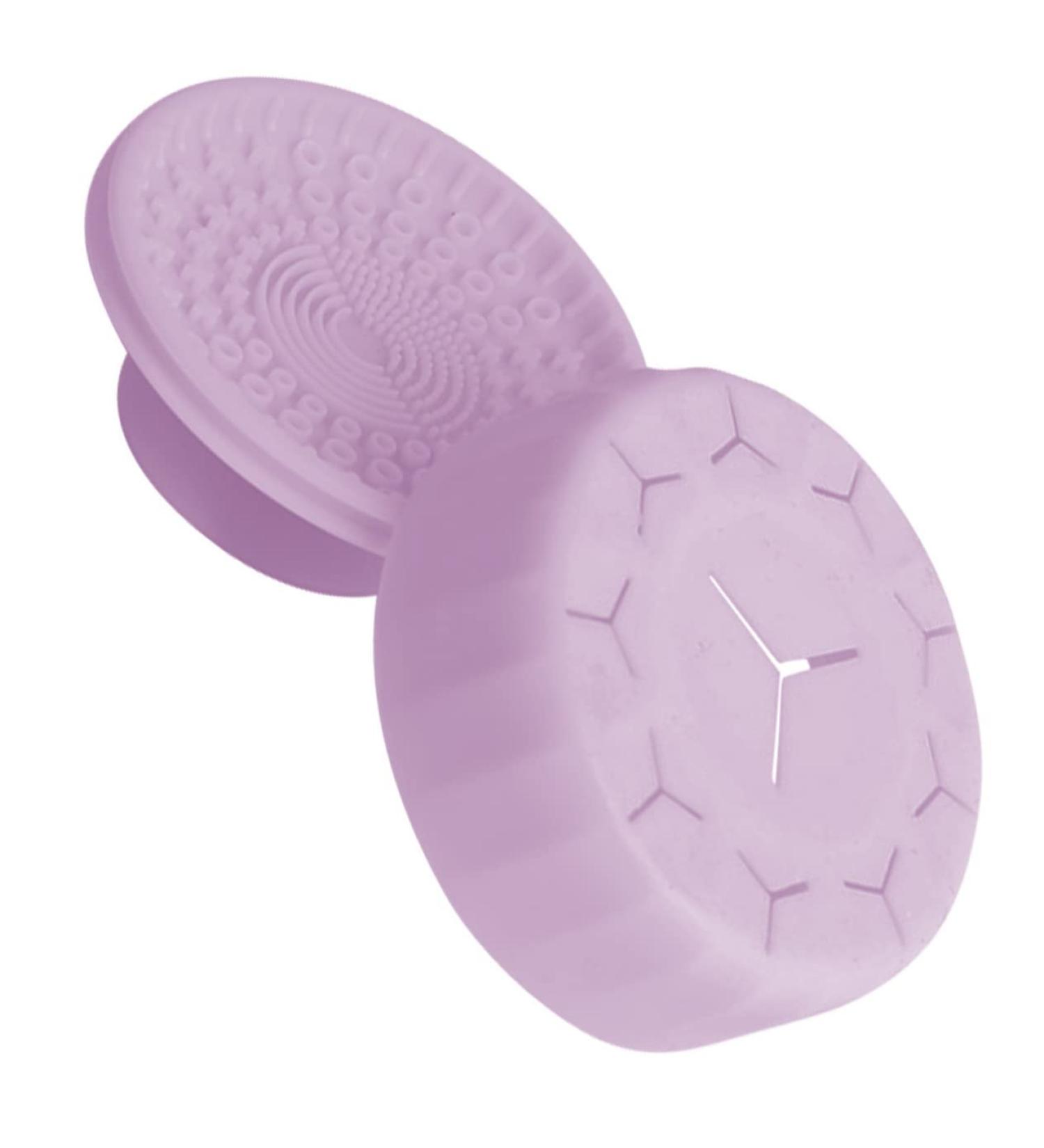 Housoutil Makeup Brush Cleaning Box Makeup Brush Cleaner Silicone Makeup Tool Cleaner Brush Cleaners Brush Cleaning Mat Cleansing Brush Makeup Cleaner for Foldable Dryer Silica Gel 7.9X5.25X4.9CM Violet - Buy Online on GoSupps.com