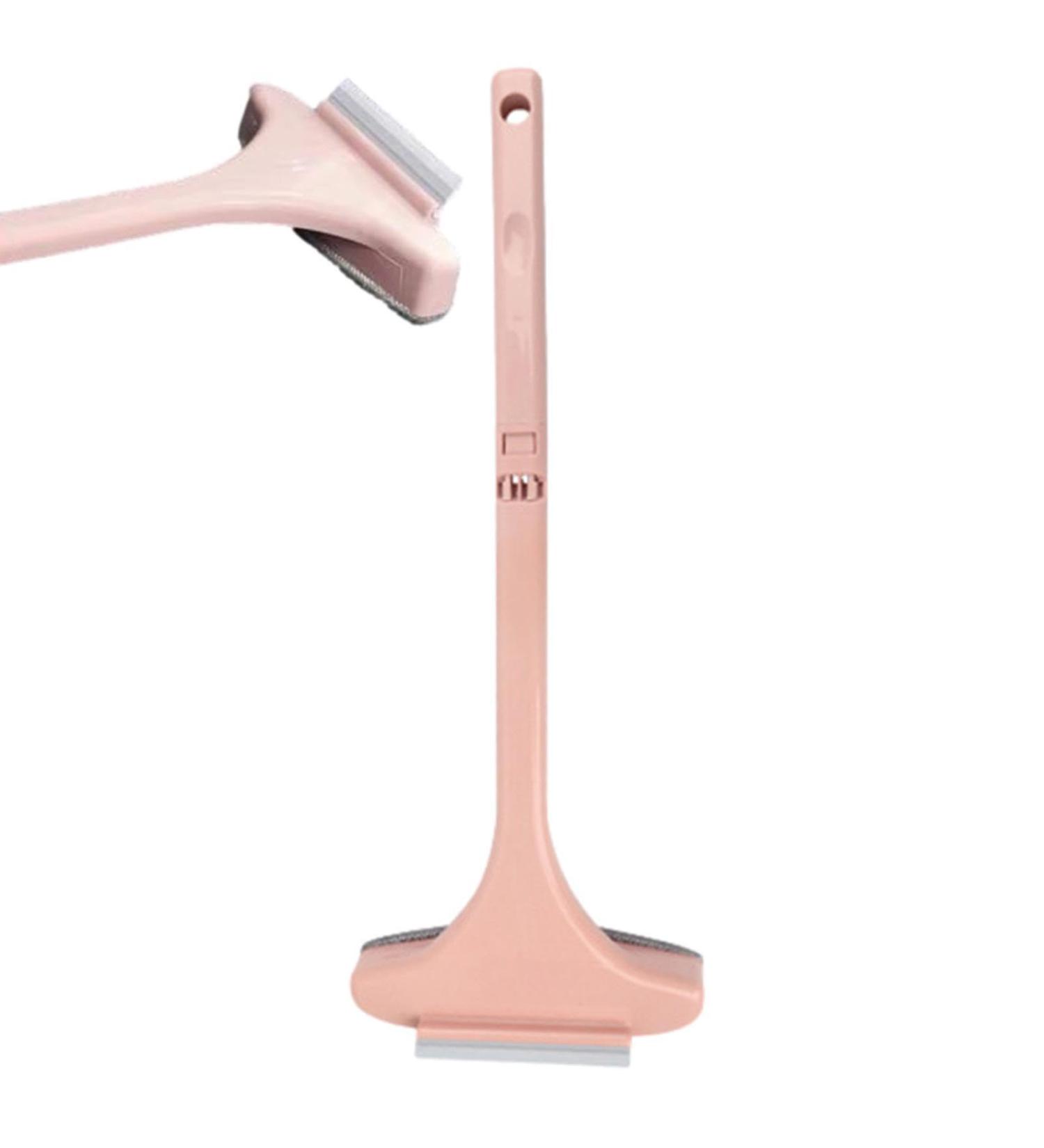 Generic Glass Screen Scraper | Glass Scraper - Reusable Window Cleaner Tool Wet And Dry Dual-Use Washing Equipment For Countertops Wall Wardrobes Sofa Pink - Buy Online on GoSupps.com