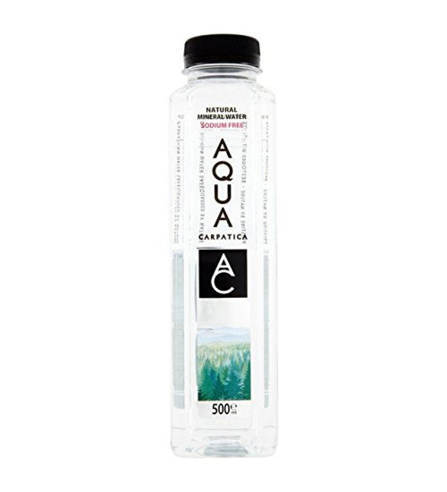 Aqua Carpatica Still Natural Eau min rale sans sodium 500 ml