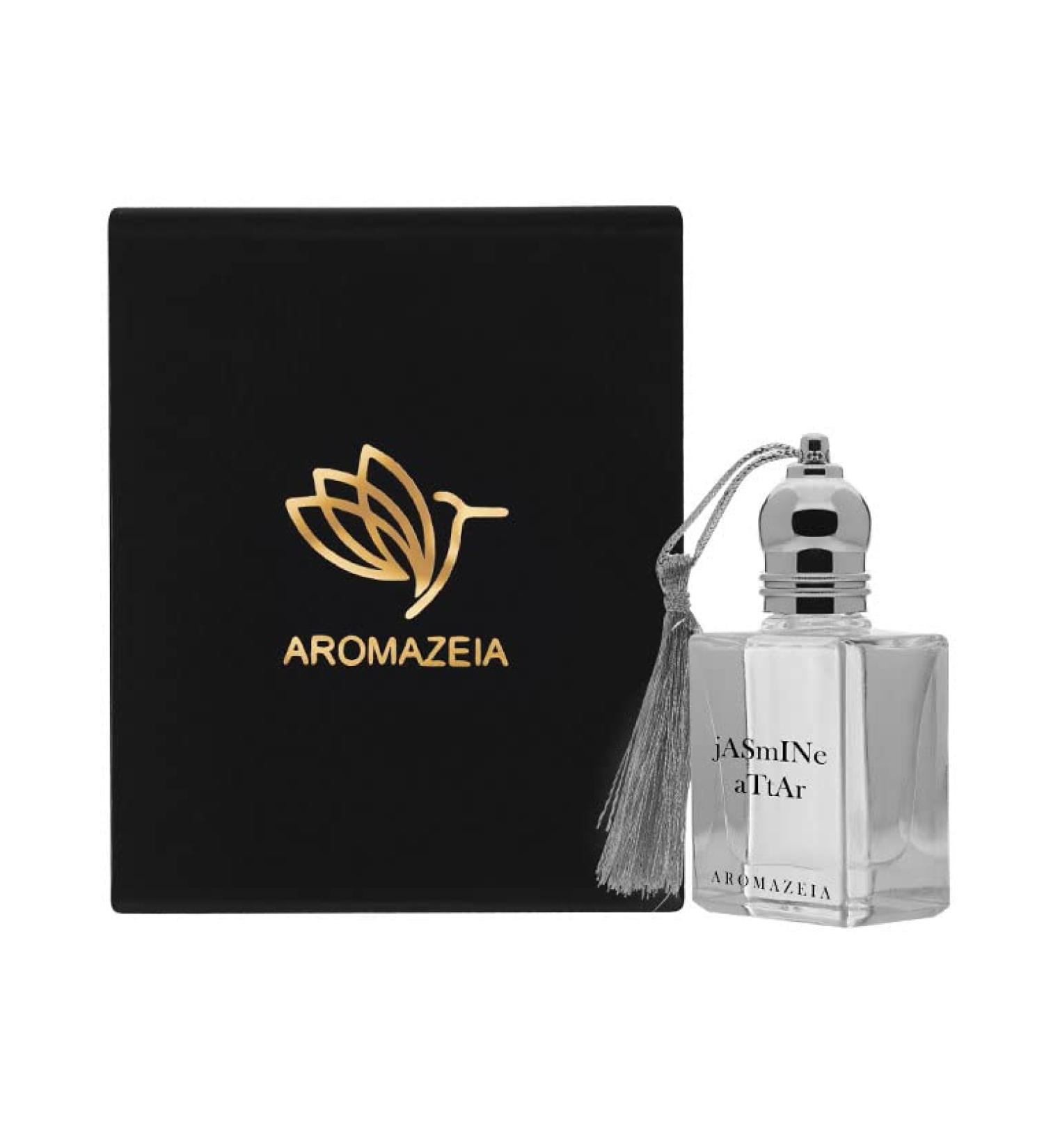 Jasmine Attar 100% Natural Fragrance Alcohol Free Pure Hydro Distilled Organic Grade Base Paraben-free Sulphate-free Unisex From India's Perfume Capital-Kannauj - Buy Online on GoSupps.com