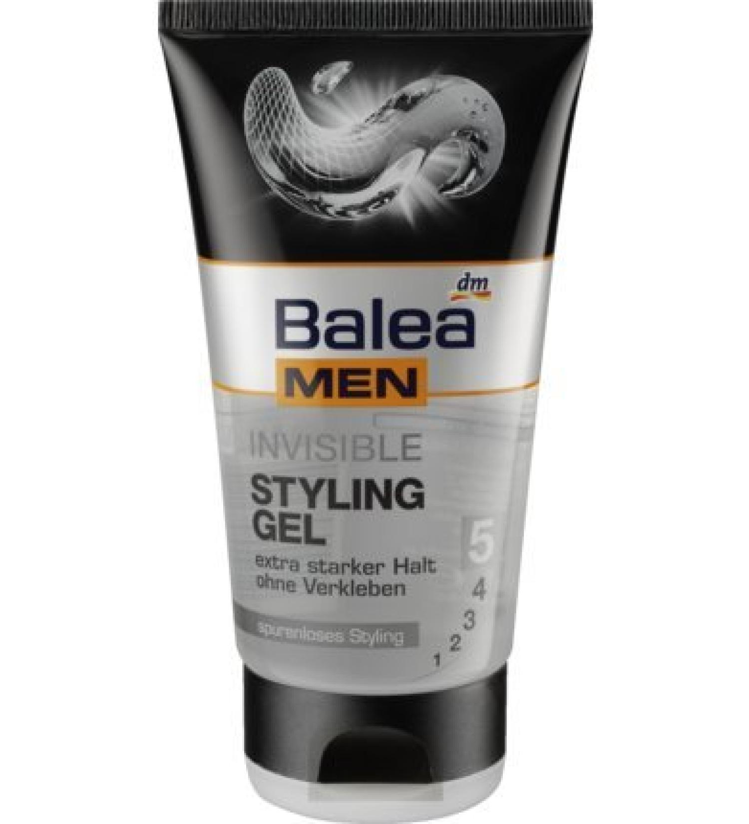 Balea Men Invisible Styling Gel 150 ml / 5.0 fl oz